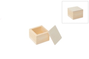 BOX W/LID 6X6X4,5CM