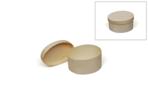 CAIXA BALSA OVAL 7X5X4CM