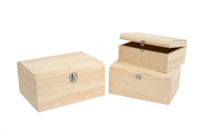 SET 3 CHESTS 35X27.5X17.5CM