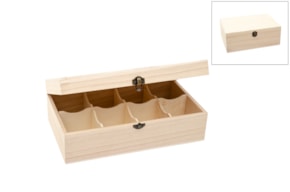 BOX F/TEA 8 DIV. 30X17X10CM