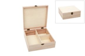 BOX 3 DIV.  22X22X8,5CM