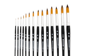 BRUSHES LG SYNT. ROUND Nº00 >24 (12 of each)