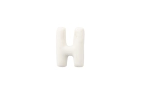 LETTER H 2,6CM MINIATURE/12