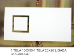 1 CANVAS 100x50 - 1 CANVAS 20x20